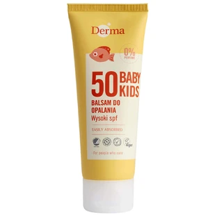 Derma Sun Baby/Kids, сонцезахисний лосьйон для дітей, для обличчя та тіла, SPF 50, 75 мл