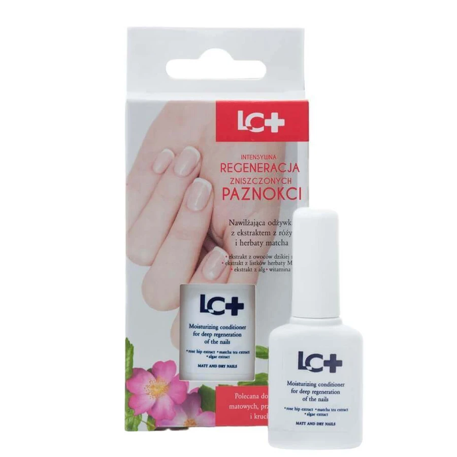 LC+ Увлажняющий кондиционер для ногтей с экстрактом розы и чая матча, 11 мл: цены и характеристики