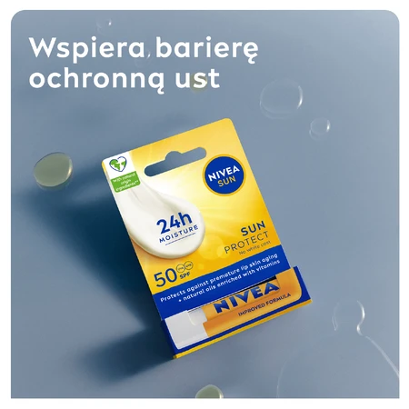 Захисна губна помада Nivea Sun Protect SPF50, 5,5 мл: ціни та характеристики
