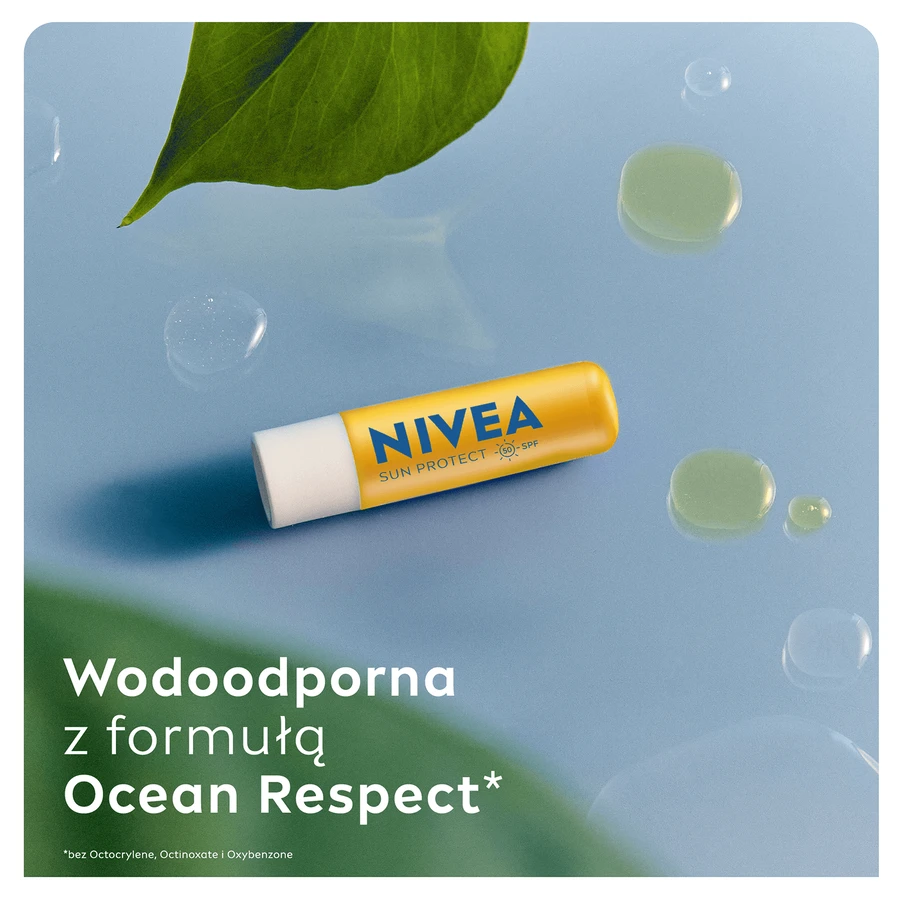 Захисна губна помада Nivea Sun Protect SPF50, 5,5 мл: ціни та характеристики