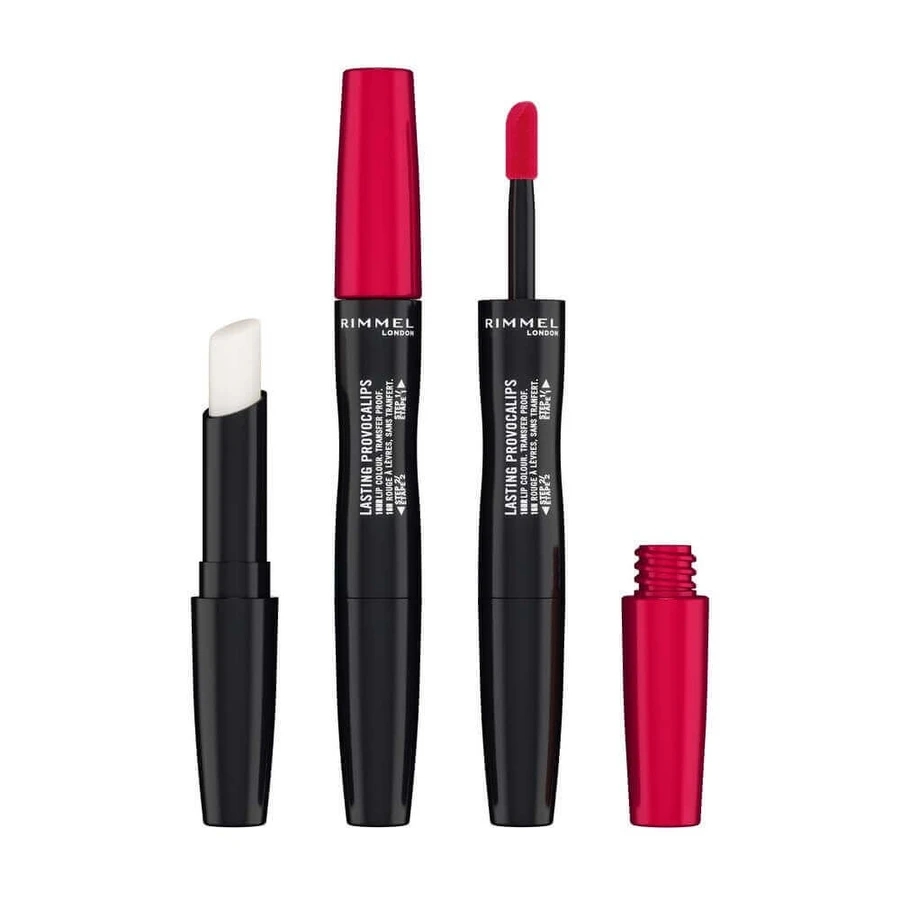 Rimmel Lasting Provocalips Долгоиграющая губная помада 500 Kiss The Town Red, 6 мл: цены и характеристики
