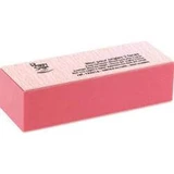 Peggy Sage Двусторонний блок для полировки ногтей, розовый, 1 штука