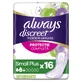 Прокладки від нетримання сечі Always Discreet Small Plus, 16 штук, P&G