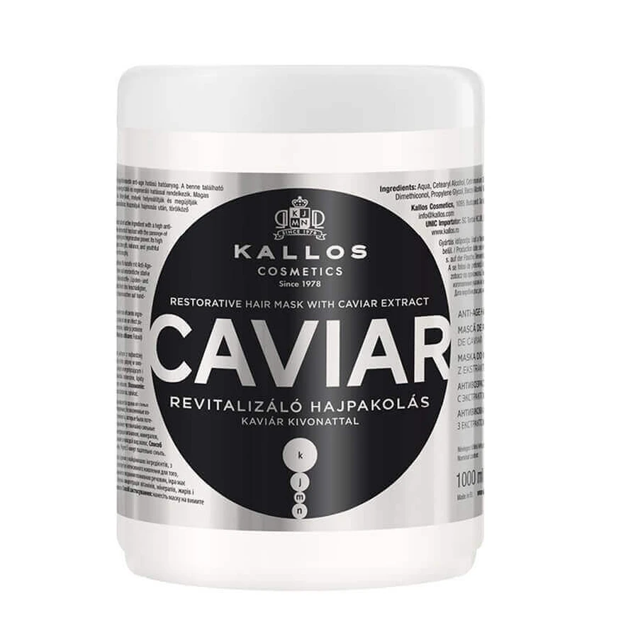 Kallos KJMN Caviar masca de par cu extract de caviar, 1000 мл: цены и характеристики