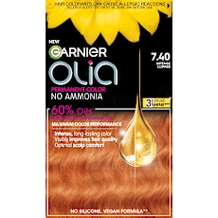 GARNIER GARNIER olia Permanent Colour 7.40 Intense Copper, 174 мл: цены и характеристики