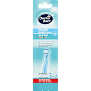 Dontodent Active Young универсальные насадки для щеток Active Young голубые, 4 шт.