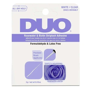 Ardell Duo Rosewater amp; Biotin Striplash Adhesive Eyelash Glue Clear, 5g
