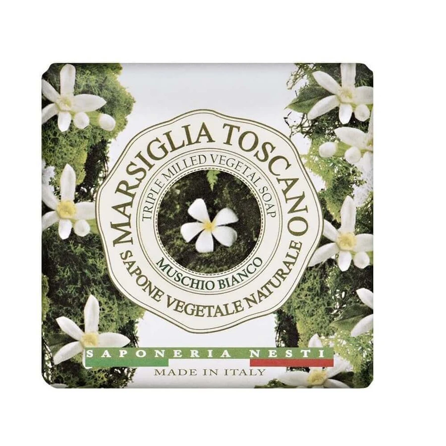 Натуральное туалетное мыло Nesti Dante Marsiglia Toscano Muschio Bianco, 200г: цены и характеристики