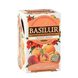 Чай "Апельсиновый персик", 25 пакетиков, Basilur