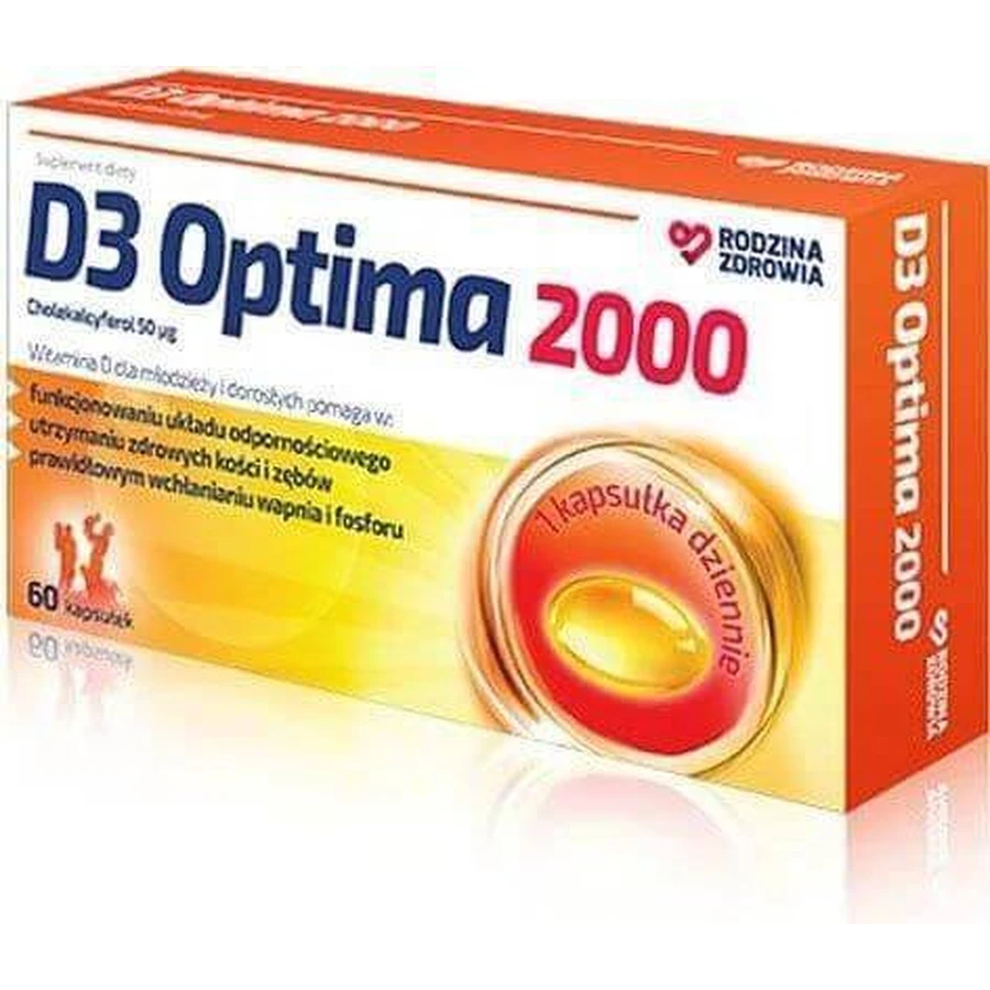 Family Health D3 Optima 2000 60 капсул: цены и характеристики