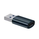 Baseus Ingenuity Series Mini адаптер USB 3.1 OTG la USB tip C albastru (ZJJQ000103)