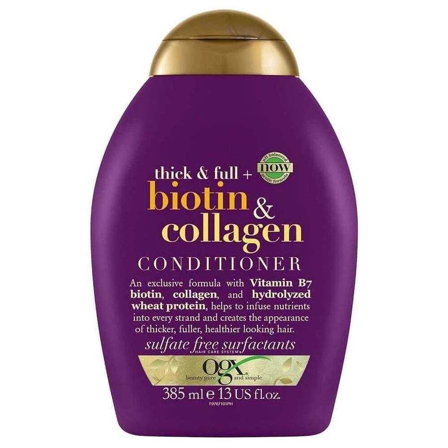 OGX Biotin & Collagen Conditioner Кондиціонер для волосся з біотином і колагеном, 385 мл: ціни та характеристики