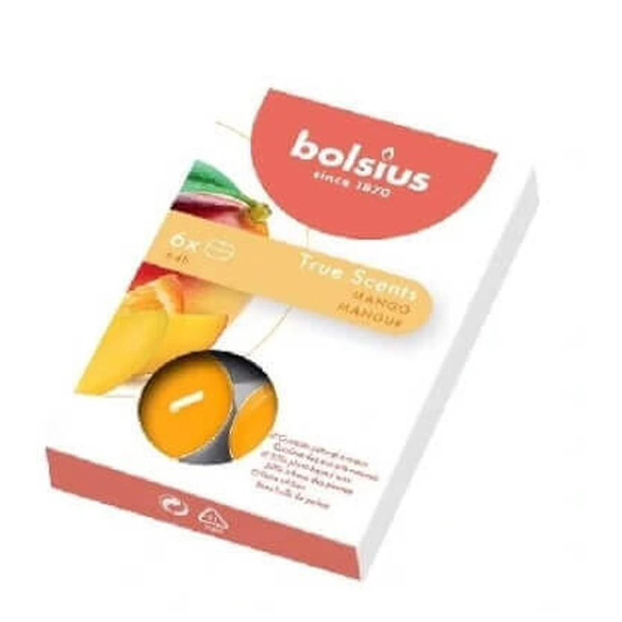 Bolsius Mango Warmers, 6 штук: цены и характеристики