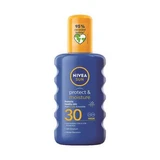 Увлажняющий спрей Protect & Moisture с SPF30, 200 мл, Nivea Sun