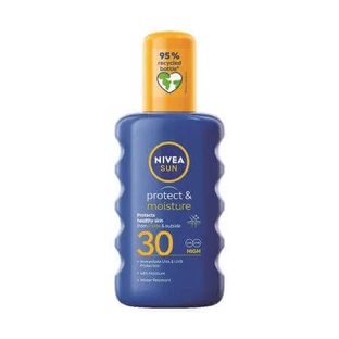 Зволожуючий спрей для захисту та зволоження з SPF30, 200 мл, Nivea Sun