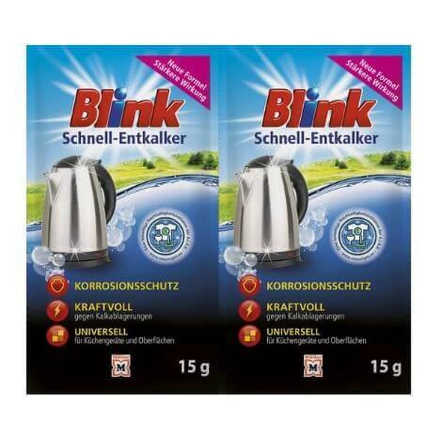 Blink, засіб для видалення накипу, 2x 15 г: ціни та характеристики