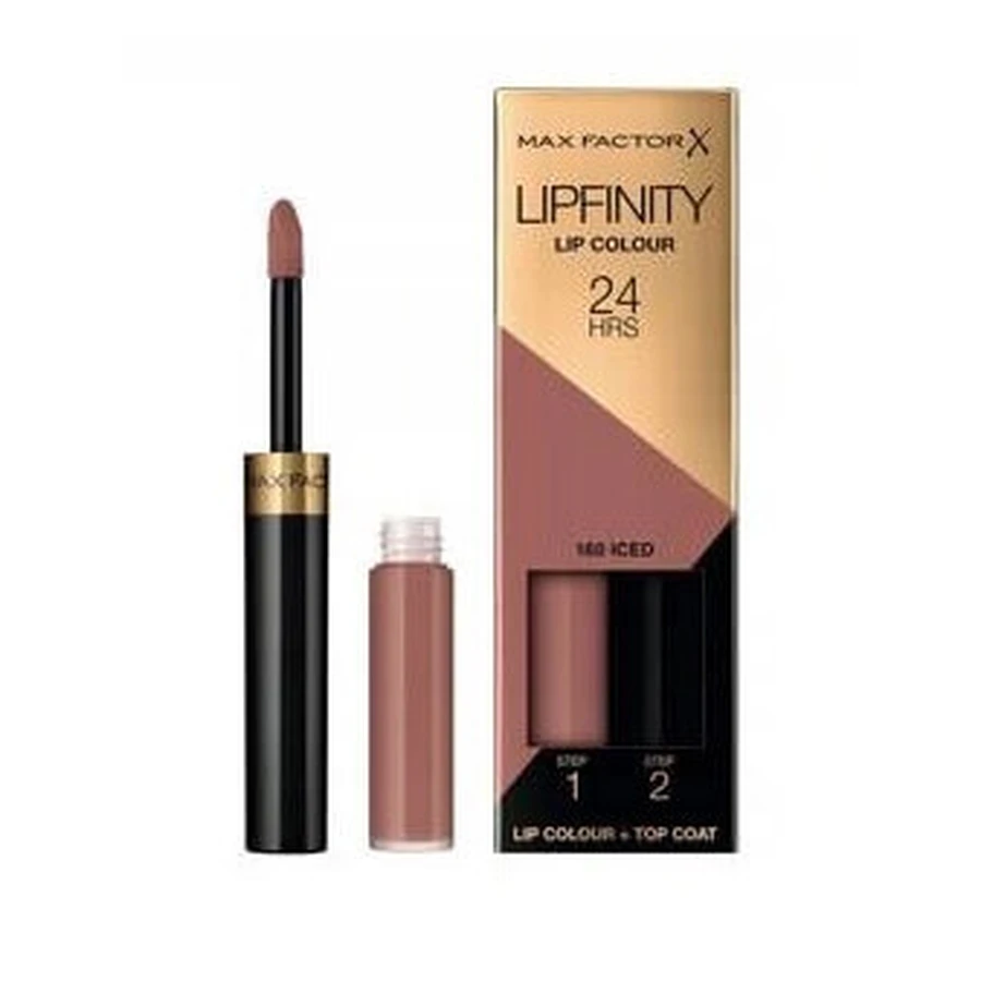 Двофазна рідка губна помада Max Factor Lipfinity Lip Color 160 Iced, 4 мл: ціни та характеристики