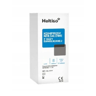 Heltiso, Компрессы марлевые нестерильные 17-ниточные 8-слойные 5х5 см, 3 шт.