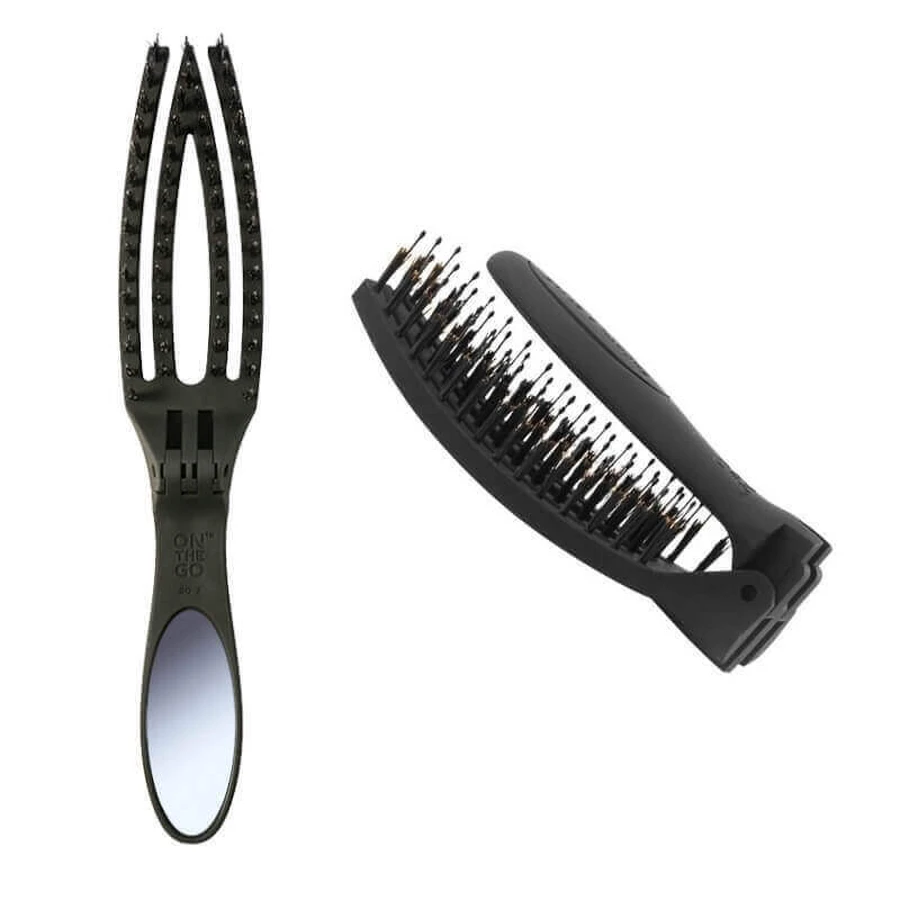 Компактна гребінець з дзеркалом Olivia Garden On The Go Smooth & Style: ціни та характеристики