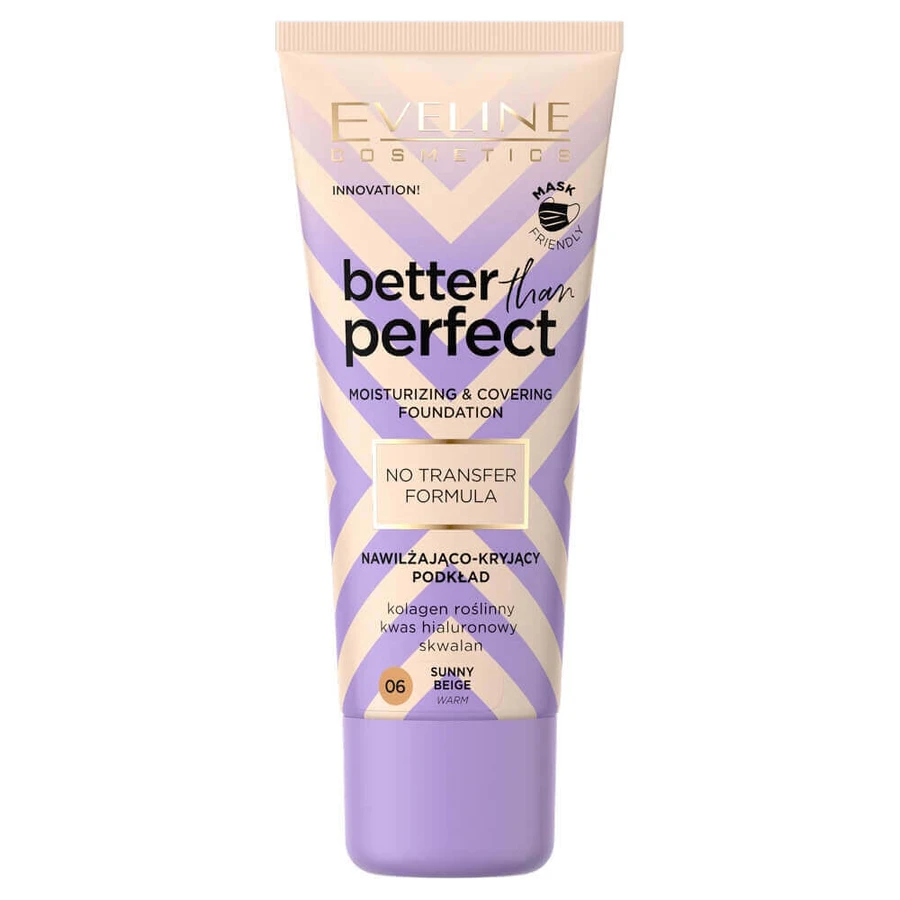 Eveline Cosmetics Better Than Perfect Зволожуюча та покриваюча основа 06 Сонячно-бежевий, 30 мл: ціни та характеристики