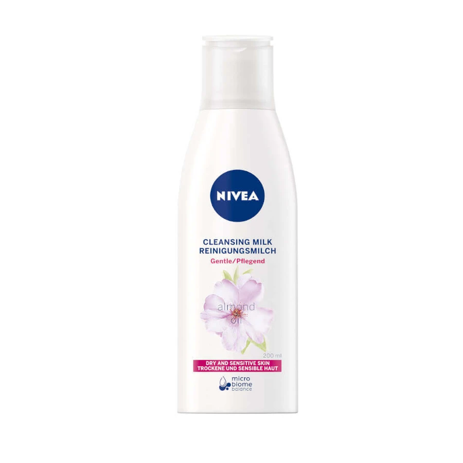 Nivea нежное очищающее молочко для сухой и чувствительной кожи, 200 мл: цены и характеристики
