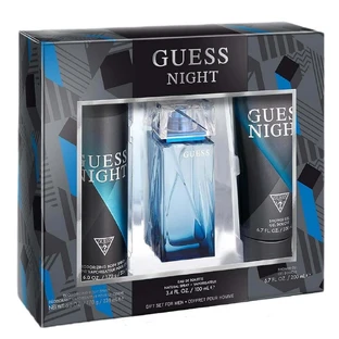 Guess Night Men Set: туалетная вода, 100 мл + гель для душа, 200 мл + дезодорант-спрей, 226 мл