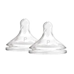Dr Brown's, Соска для бутылочек с широким горлышком Options+, уровень Preemie, для недоношенных детей, 2 штуки: цены и характеристики