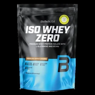 Протеиновый порошок Chocolate Toffee Iso Whey Zero, 500 г, BiotechUSA