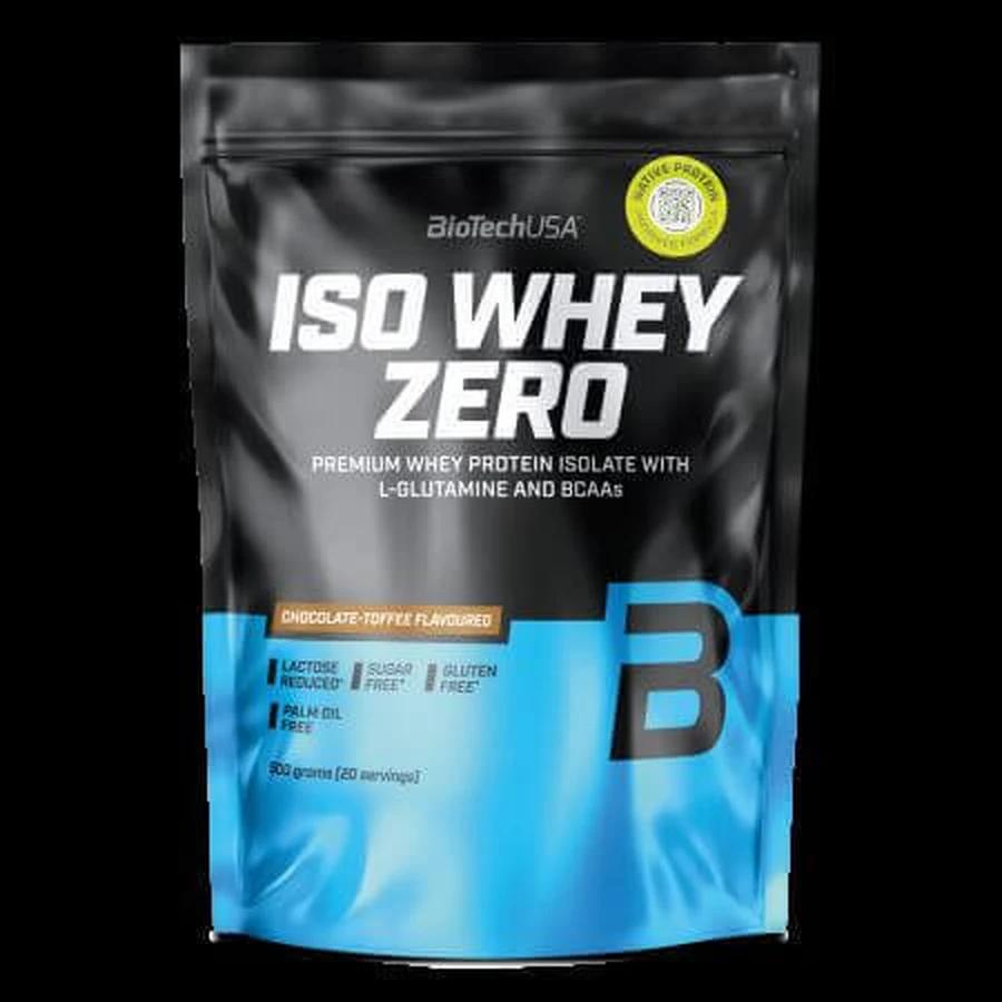 Протеиновый порошок Chocolate Toffee Iso Whey Zero, 500 г, BiotechUSA: цены и характеристики