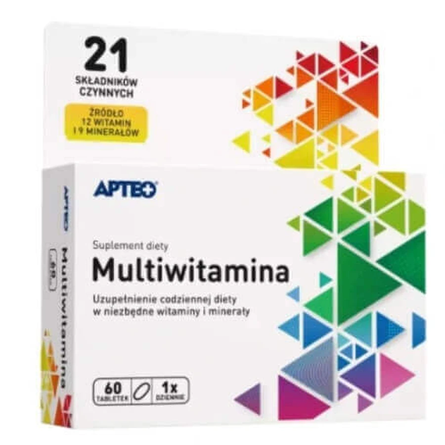 Apteo Multivitamin, 60 табл: ціни та характеристики
