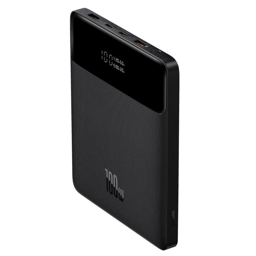Baseus Blade PPBL000201 Powerbank 20000 мАг 2x USB-A 2x USB-C 100 Вт - чорний + кабель USB-C: ціни та характеристики