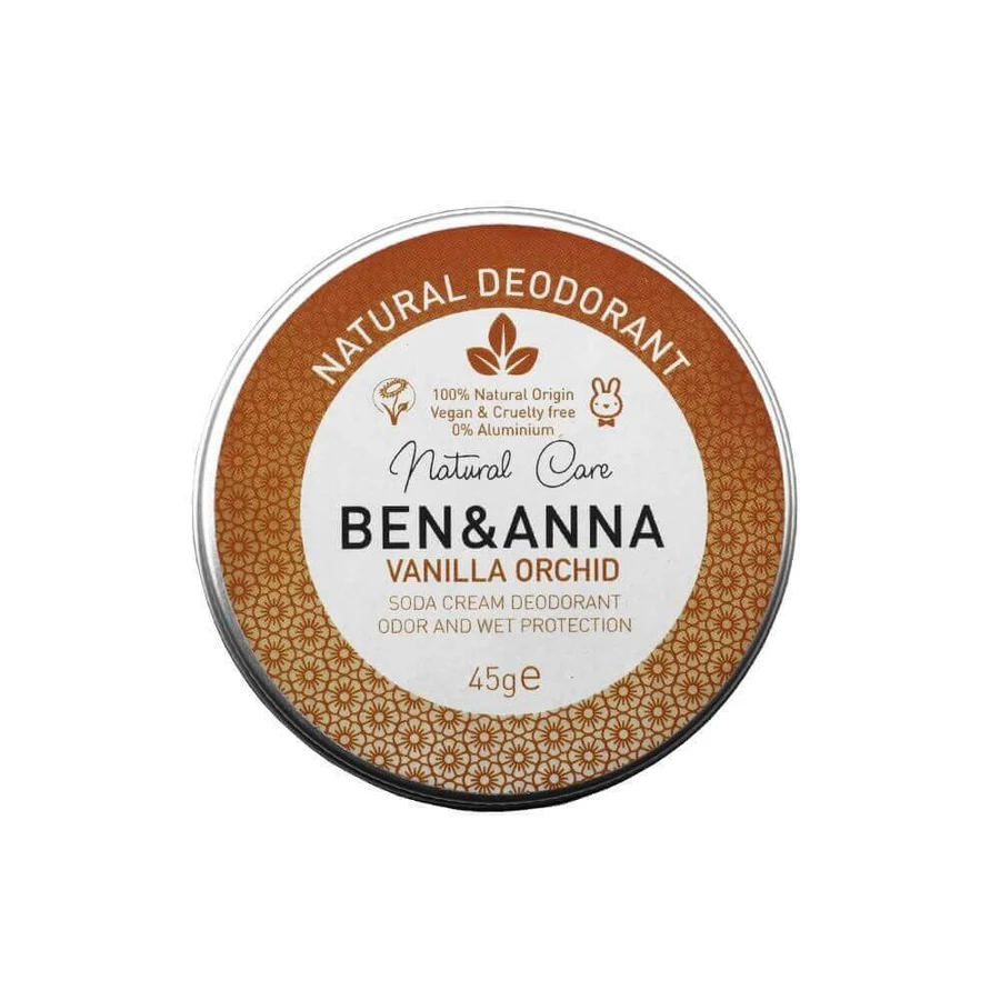 Натуральний крем-дезодорант Ben & Anna Vanilla Orchid, 45 г: ціни та характеристики