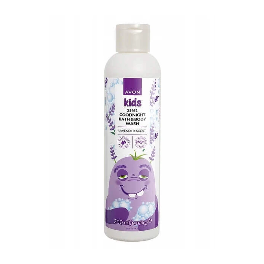 Avon Kids Мытье тела и ванны 2 в 1 Лаванда, 200 мл: цены и характеристики