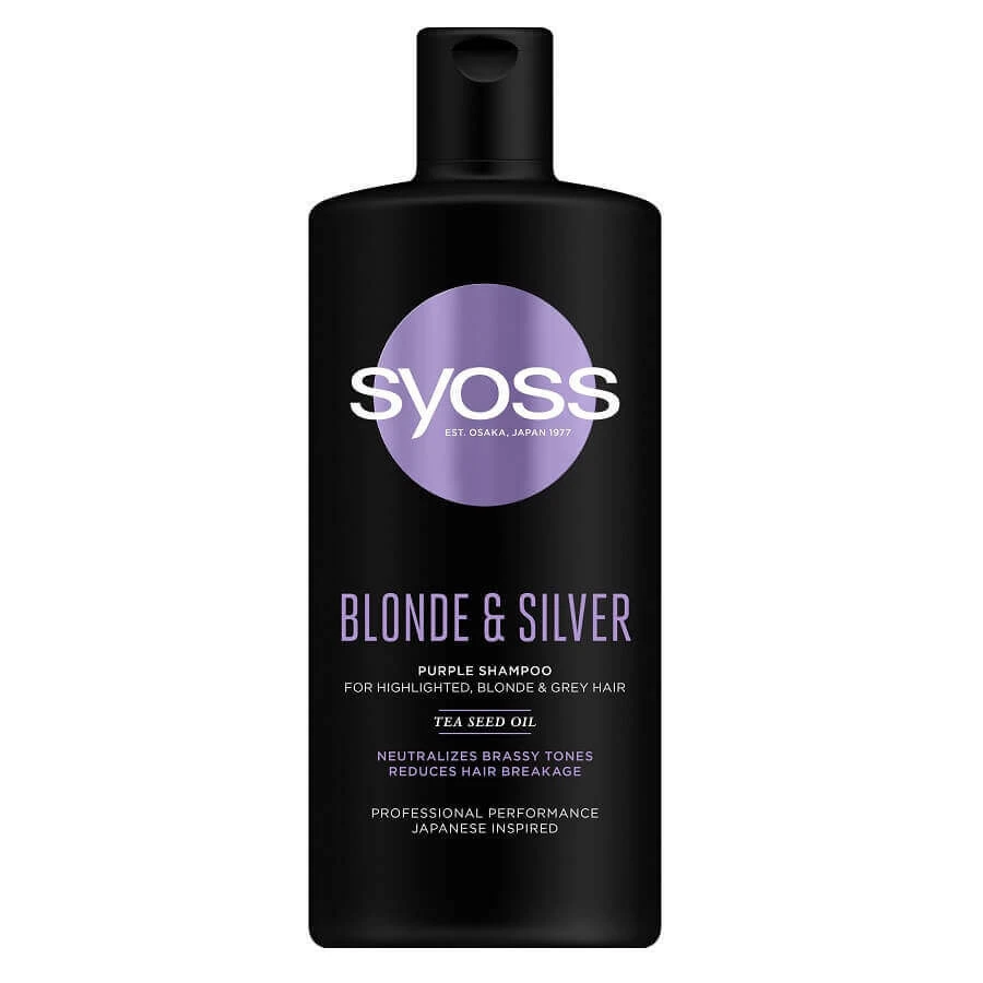 Шампунь Syoss Blond & Silver для освітленого волосся, 440 мл: ціни та характеристики