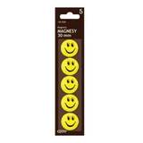 Магніти для дошки Grand, Yellow 30мм, 5 шт