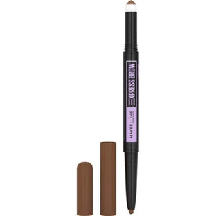 Олівець для брів Maybelline Express Brow Satin Duo Double Ended Eyebrow Pencil 02 Medium Brown, 0,71 г