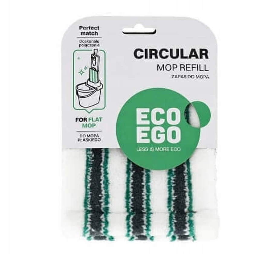 York, Наповнювач для плоскої швабри Circular Power Eco Ego, 1 шт.: ціни та характеристики