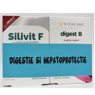 Silivit F 30 капсул + Digest B 30 капсул, Vitacare SRL
