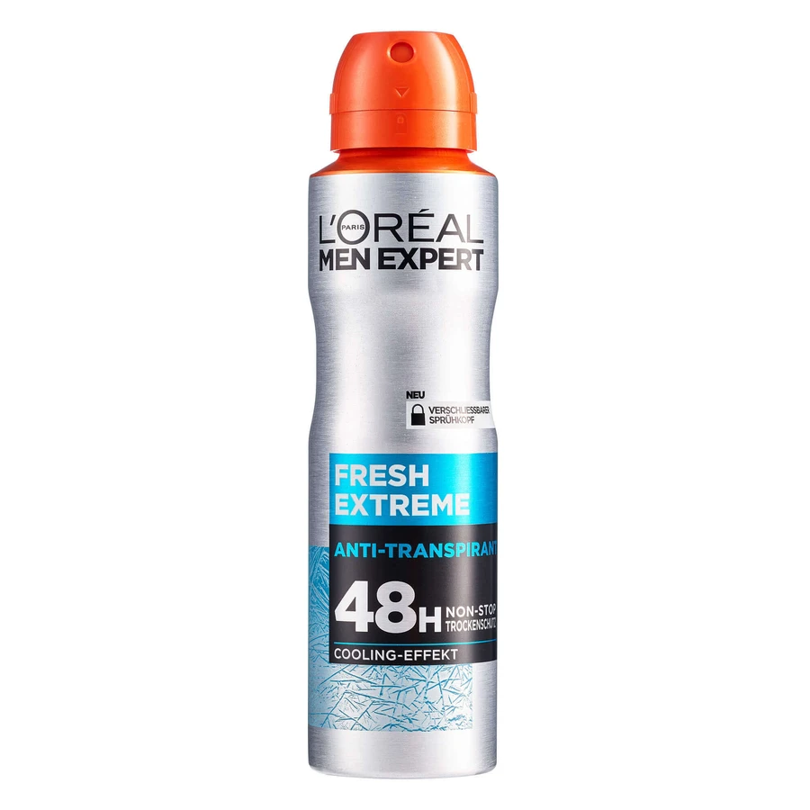 Мужской антиперспирант-спрей Fresh Extreme Men Expert, 150 мл, Loreal Paris: цены и характеристики