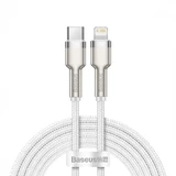 Baseus Cafule Series Metal Data USB-C / Lightning 20W PD Cable 2m - білий