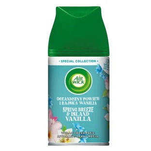 Сменный блок освежителя воздуха Air Wick Freshmatic, Ocean Breeze and Paradise Vanilla, 250 мл