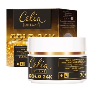 Celia De Luxe Gold 24K Ночной крем 70+, 50 мл