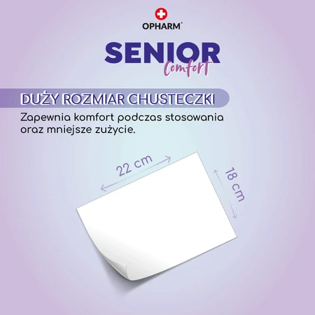 Набір Opharm Senior Comfort 4в1, șervețele umede, 4 x 72 пакетики: ціни та характеристики