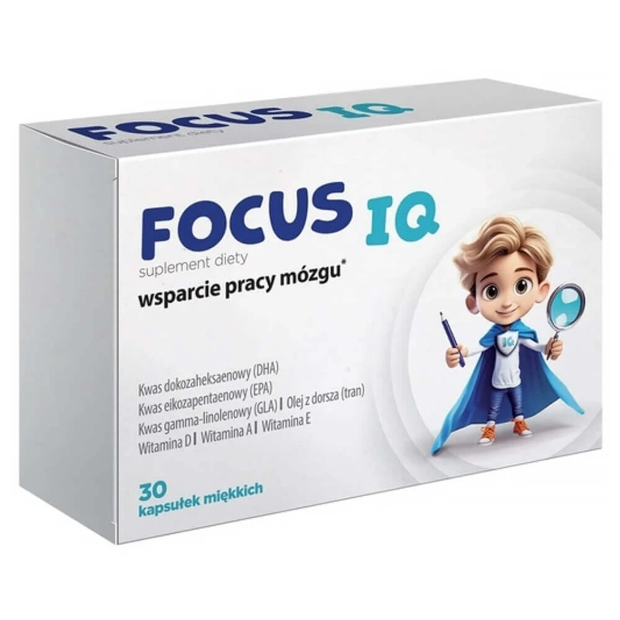 Focus IQ, de la 6 ani, 30 капсул для меня: цены и характеристики