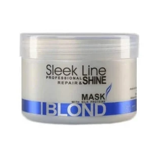 Маска Stapiz Sleek Line Blond Silk для светлых волос, придающая платиновый оттенок, 250 мл
