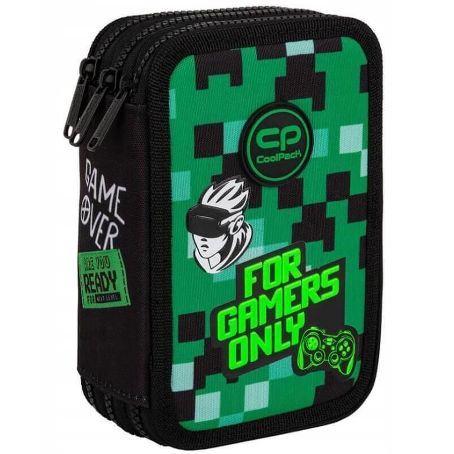 Пенал Coolpack на 3 відділення з обладнанням Jumper 3 Game Zone: ціни та характеристики