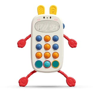 Сенсорная игрушка, +18 месяцев, Зайка, Babyono