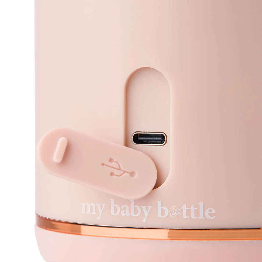 MyBabyBottle, biberon portabil, încălzitor de apă și lapte pentru bebeluși, roz: цены и характеристики