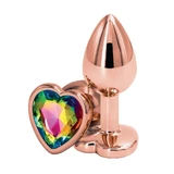 NS Novelties Plug anal Rear Assets cu cristal Mic Rose Gold