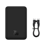 Baseus Magnetic Mini 20000 mAh 20W Powerbank - чорний + кабель USB-C / USB-C